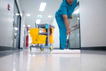 Cleaner mopping resin hygienic resin flooring